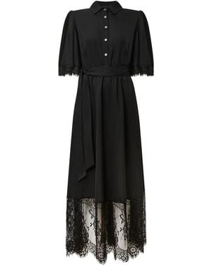 James Lakeland Lace Hem Dress - Black