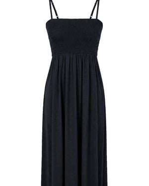 JJwinks Bra-Free Smocked Modal Maxi Dress - Blue