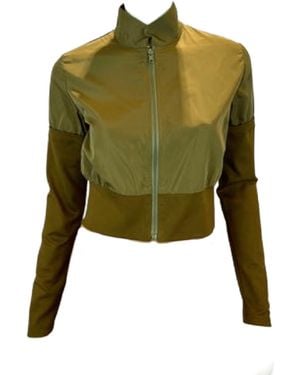 SNIDER Torso Cropped Jacket - Green