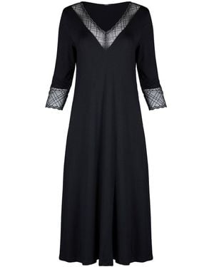 Oh!Zuza Moonlight Grace – Midi Nightdress - Black