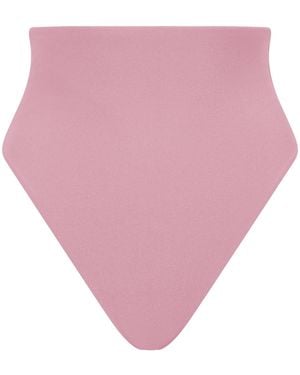 Blake Swimwear High Waist Bikini Bottom - Pink