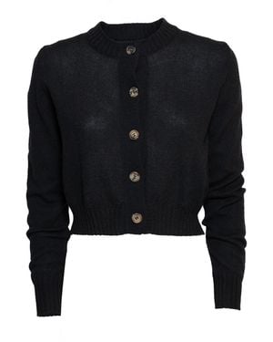SVETA Milano Sonny Cashmere Cardigan - Black