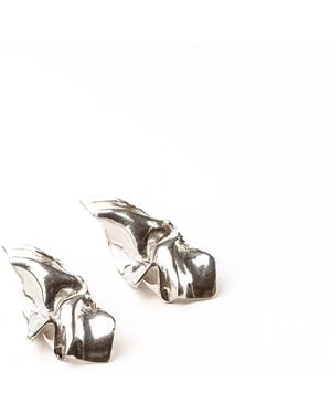 Sarahbijoux Small Draped Earrings - Metallic