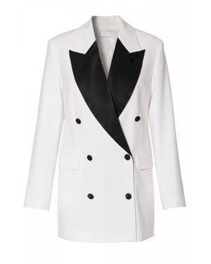AGGI by HALEWSKI Morgana And Bridal Blazer Dress - White