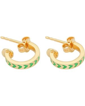 Après Youth Spark Enamel Earrings - Metallic