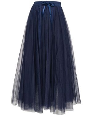 Tantra Spain Sl A-Line Tulle Skirt With Elastic Waistband - Blue