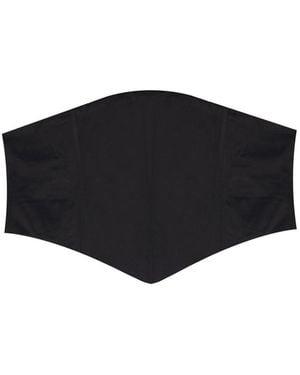 No'design Lace-Up Satin Corset - Black