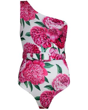 Nur Karaata Camelia Swimsuit - Red