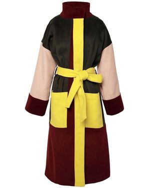 Emma Wallace Kiyo Coat- Multicolor - Black