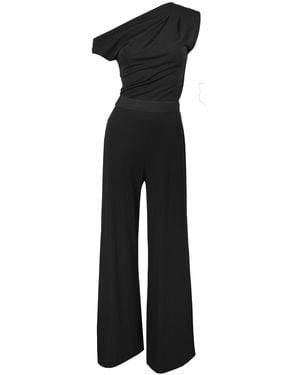 Me & Thee Oh Me Oh My Drop Shoulder Jumpsuit - Black