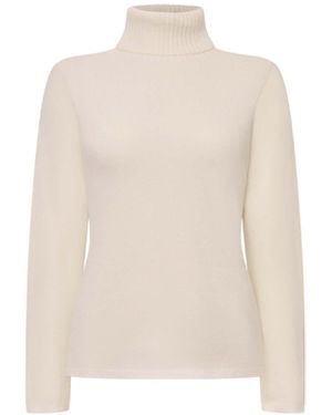 James Lakeland Polo Neck Sweater - White