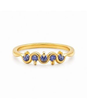 Belinda Jewelz Alexandrite Wavy Multi - Metallic