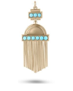 Zohreh Limited Edition Aztec Pendant 9K - Metallic
