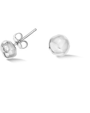 Dower & Hall Medium Signature Nomad Nugget Studs - White