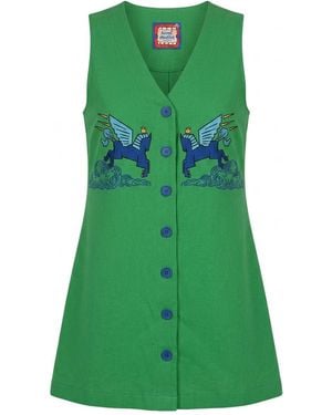 King Naked Dream On Mini Dress - Green