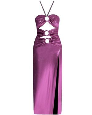 Nur Karaata Bagatelle Long Dress - Purple