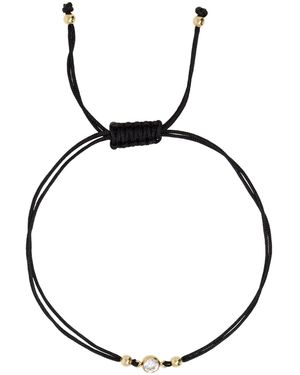 Becket + Quill Drop Macramé Bracelet - Metallic