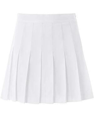 Lita Couture Pleated Tennis Skirt - White