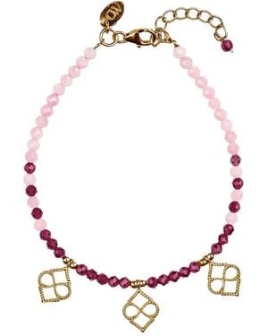 Charlotte's Web Jewellery Marrakesh Sunrise Beaded Bracelet - Pink