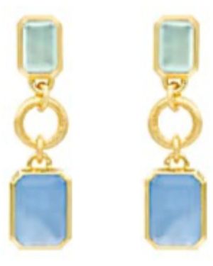 Marcia Moran Indra Earrings - Blue