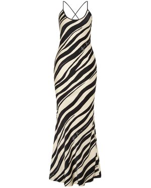Aura Maris Resort Venus Silk Maxi Dress - Black