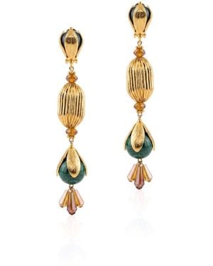 Jaredjamin Bud Of Course Clip On Earrings - Metallic