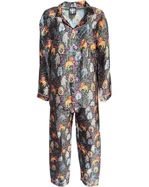 Any Old Iron Big Cats Pyjamas - Multicolour
