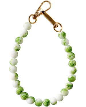 seree Beaded Bag Charm - Green
