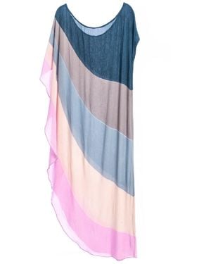 Saachi Kaftan Striped Maxi - Blue