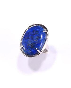 Mineralgems•Studio Lapis Lazuli Oval Ring Fail - Blue