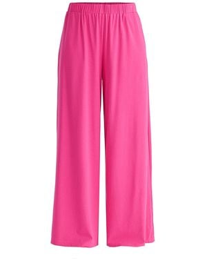 Paisie Wide Leg Lyocell Jersey Pants - Pink