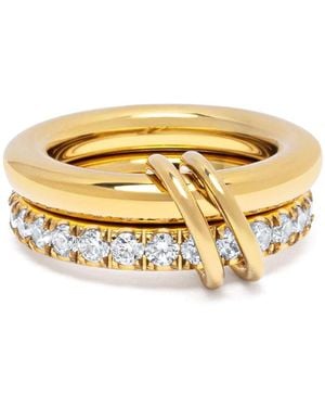Nialaya Double Band Ring - Metallic