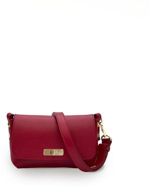 Apatchy London The Maisie Mini Leather Bag - Red