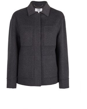 Guards London Joanna Wool Cashmere Short Jacket - Gray