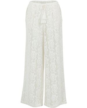 The Etta Collection Rosa Trouser - White