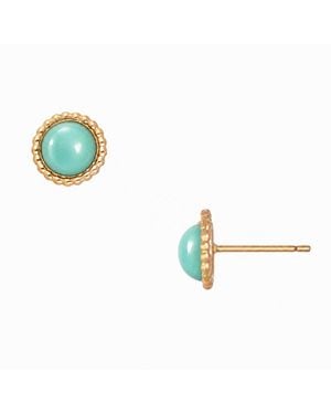 Heather Hawkins Jewelry Royals Gemstone Stud Earrings - Blue