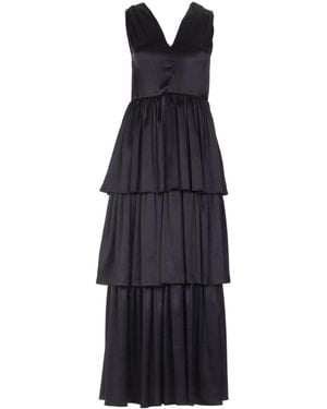 Roses Are Red Ella Silk Dress - Black