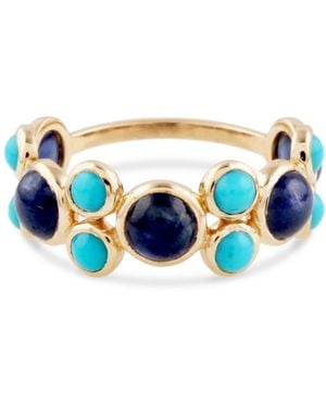 Trésor Sapphire & Round Ring - Blue