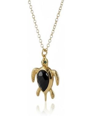 La Pluie Jewellery Caretta Aurea Necklace - Metallic