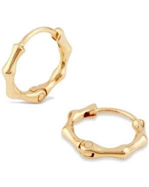 Dinny Hall Bamboo Micro Hoops - Metallic