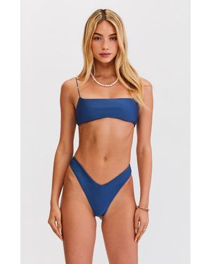 Sunkissed Le Sporty Bikini Top - Blue