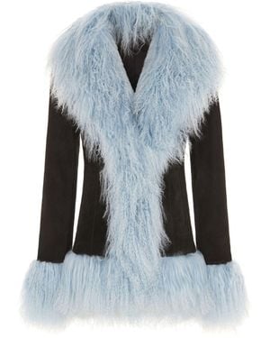 Hortons England Soho Suede Jacket Baby - Blue