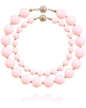 Saule Label Siena Duo Necklaces - Pink
