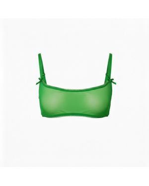 The Coolgirl Nyc Jane Soft Bra - Green