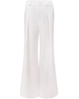 blonde gone rogue Girlboss Wide Leg Pants, Upcycled Polyester - White