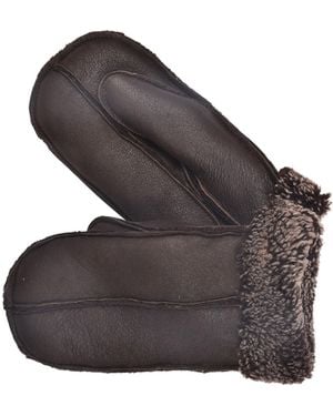 Owen Barry Sheepskin Mittens M02 Hurricane Napalan O/S - Black