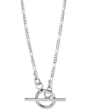 Muru T Bar Figaro Necklace - Metallic