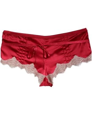 Tallulah Love Opulent Lace Short - Red