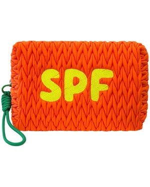 Lilly Loves Spf Puffy Travel Bag - Orange