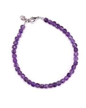 Mineralgems•Studio Amethyst Bracelet - Purple